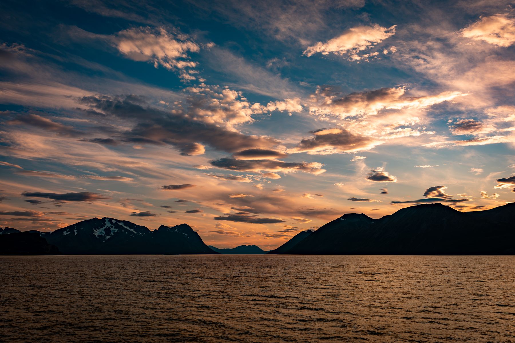 Sunset on Arctic Coast 5